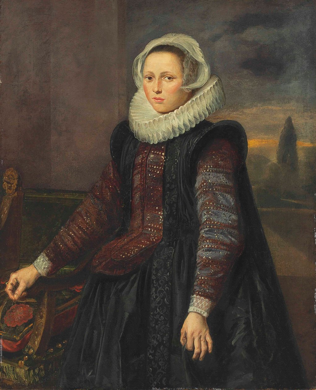 Retrato de una joven de Frans Hals