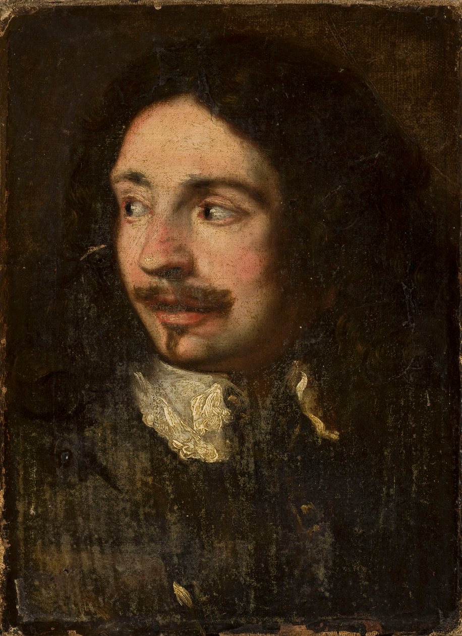 Estudio de retrato masculino de Frans Hals