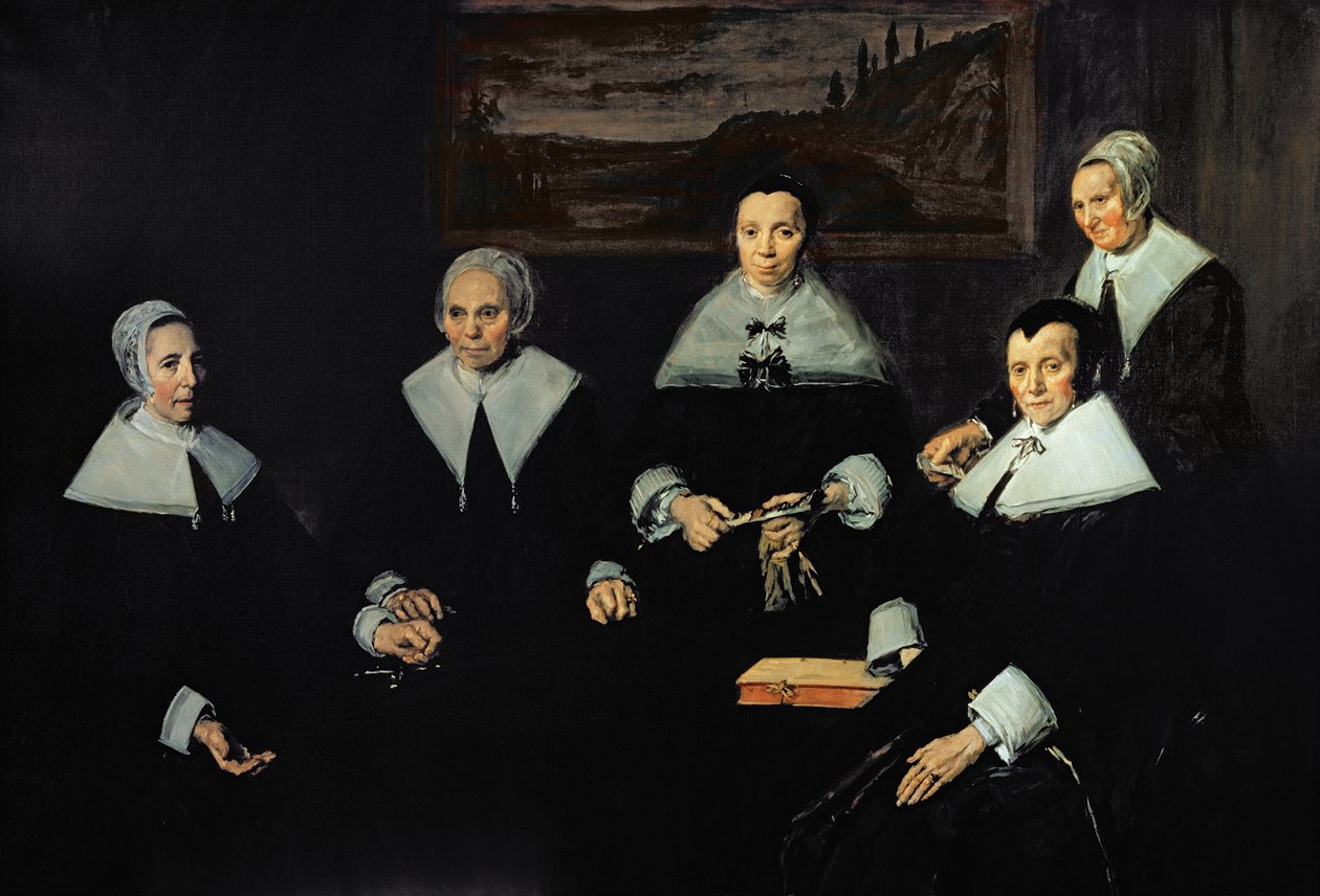 Las regentes del asilo de ancianos de Haarlem, 1664 de Frans Hals