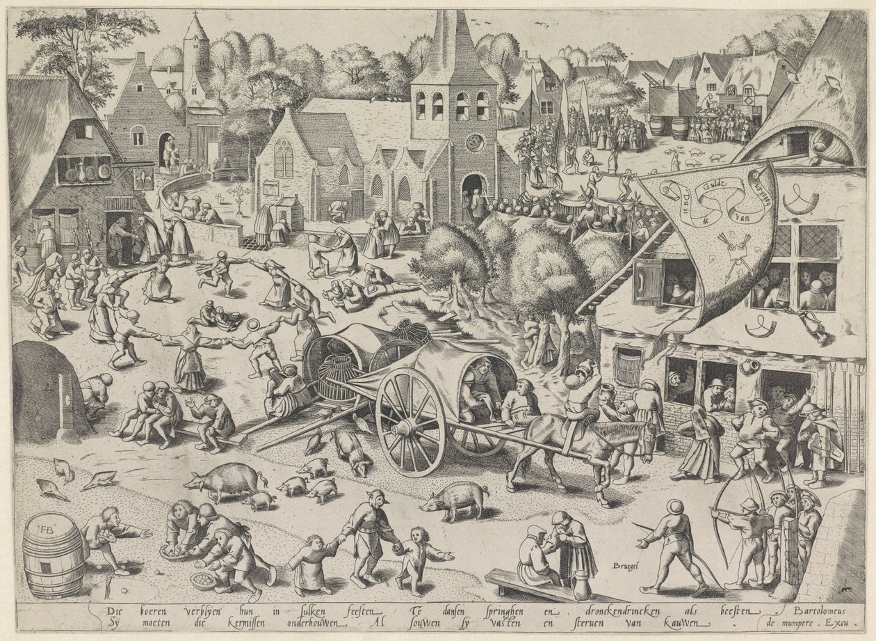 Feria de Hoboken de Frans Hogenberg