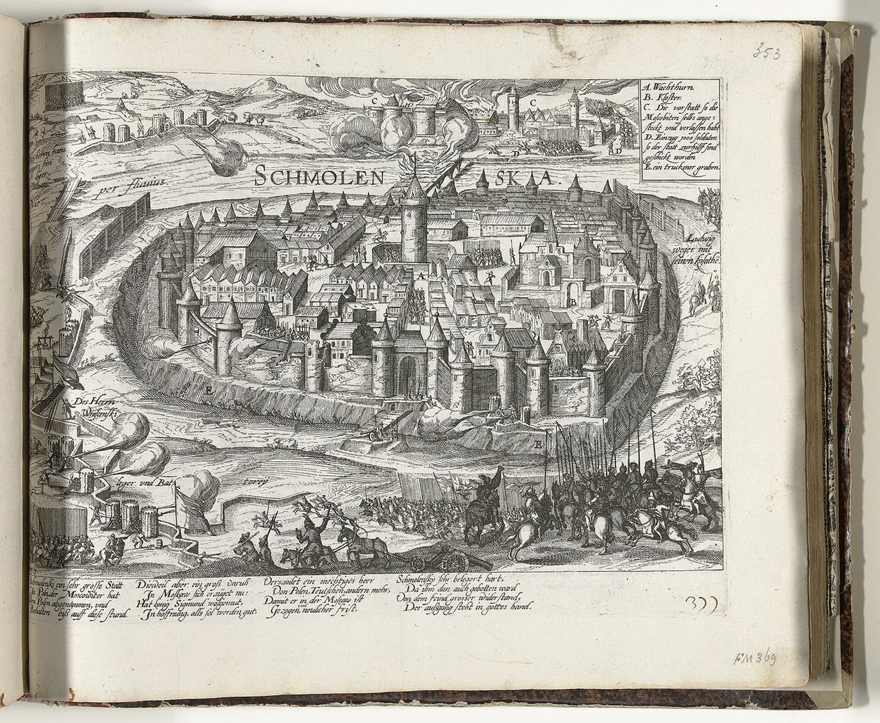 El asedio de Smolensk, 1609-1611, 1612 de Frans Hogenberg