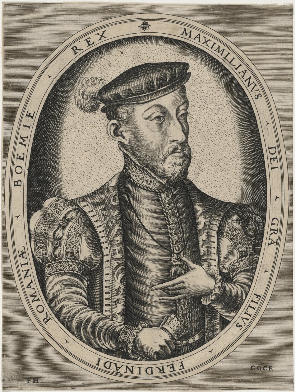 Maximiliano II, emperador romano de Frans Huys