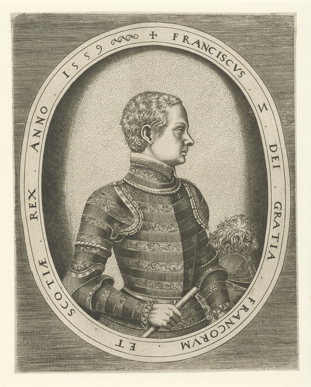 Retrato de Francisco II de Francia 1544-1560, 1559 de Frans Huys