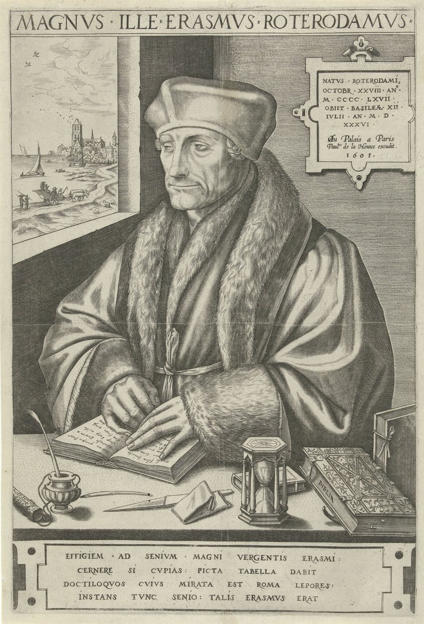 Retrato de Aberforth Erasmo de Frans Huys