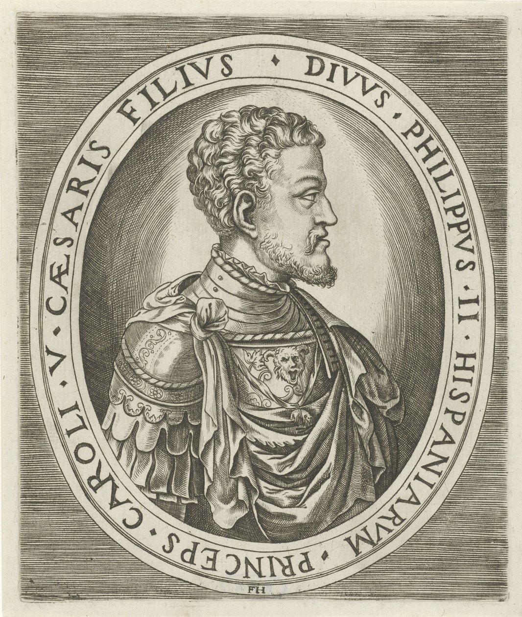 Retrato del Rey Felipe II, Rey de España de Frans Huys