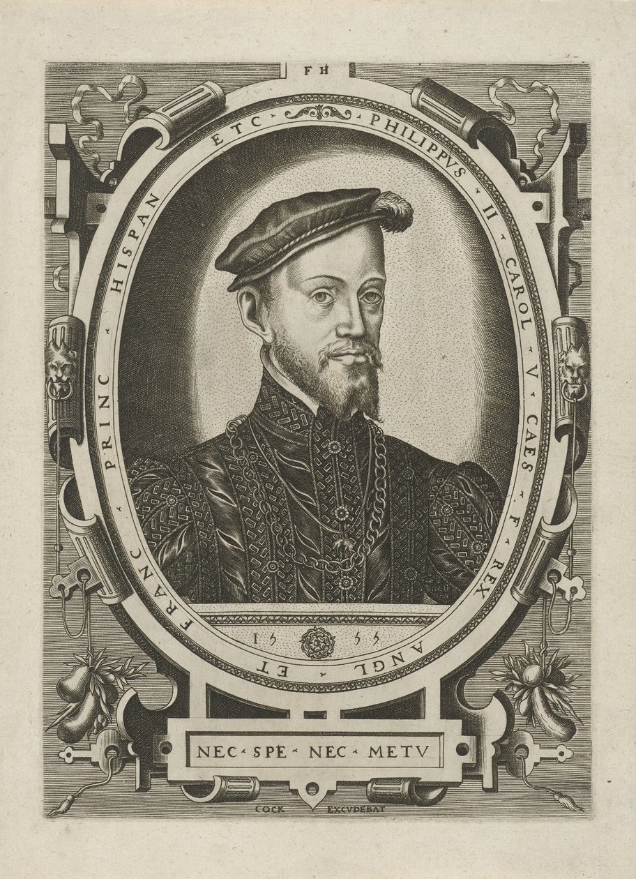 Retrato del rey Felipe II de España de Frans Huys