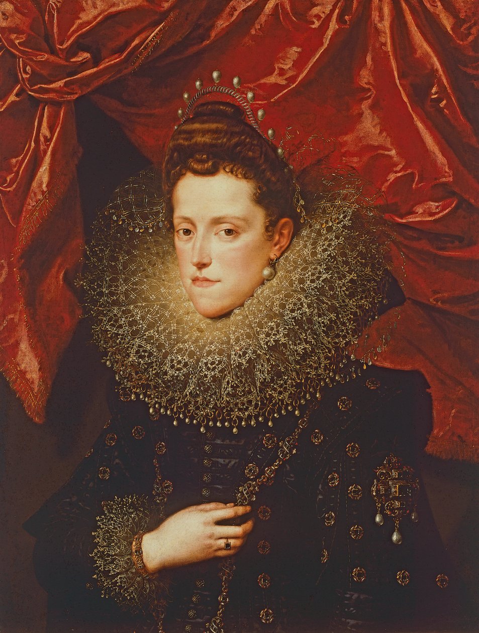 Retrato de Eleonora de Medici, Duquesa de Mantua de Frans II Pourbus