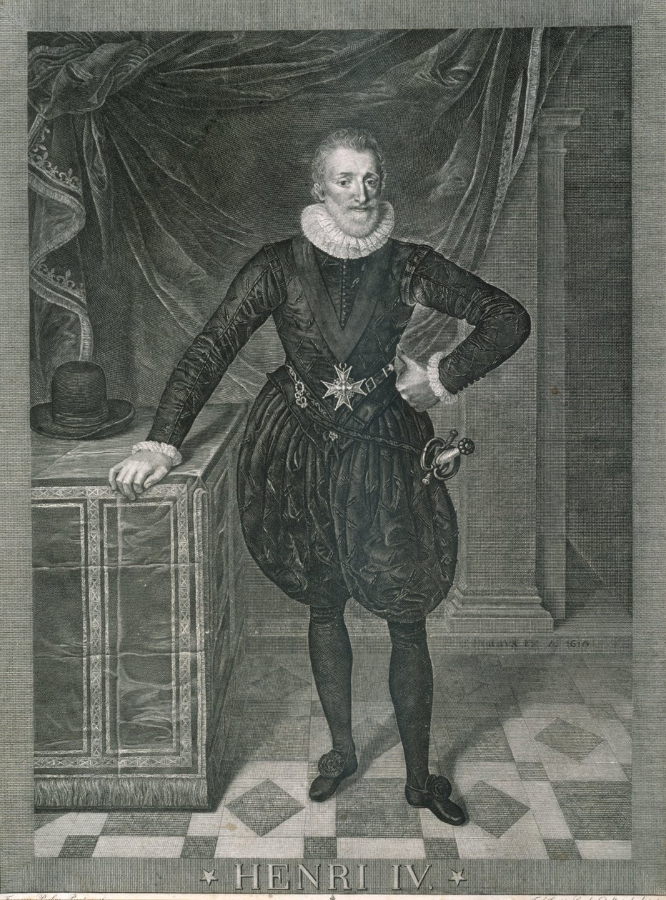 Retrato de Enrique IV de Francia de Frans II Pourbus