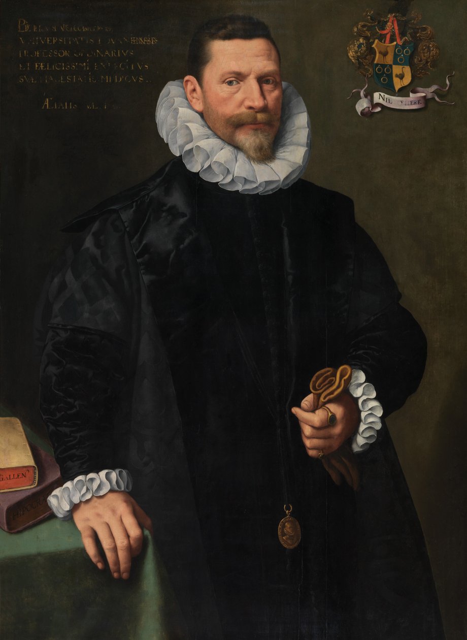 Retrato de Petrus Richardus (óleo sobre tabla) de Frans II Pourbus