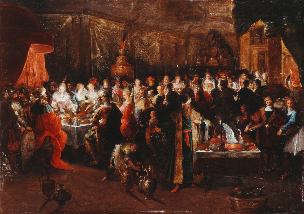 El festín de Baltasar de Frans II the Younger Francken