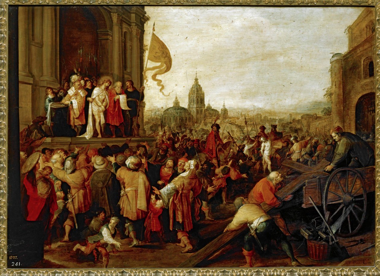 Cristo condenado por Pilatos ... de Frans II the Younger Francken