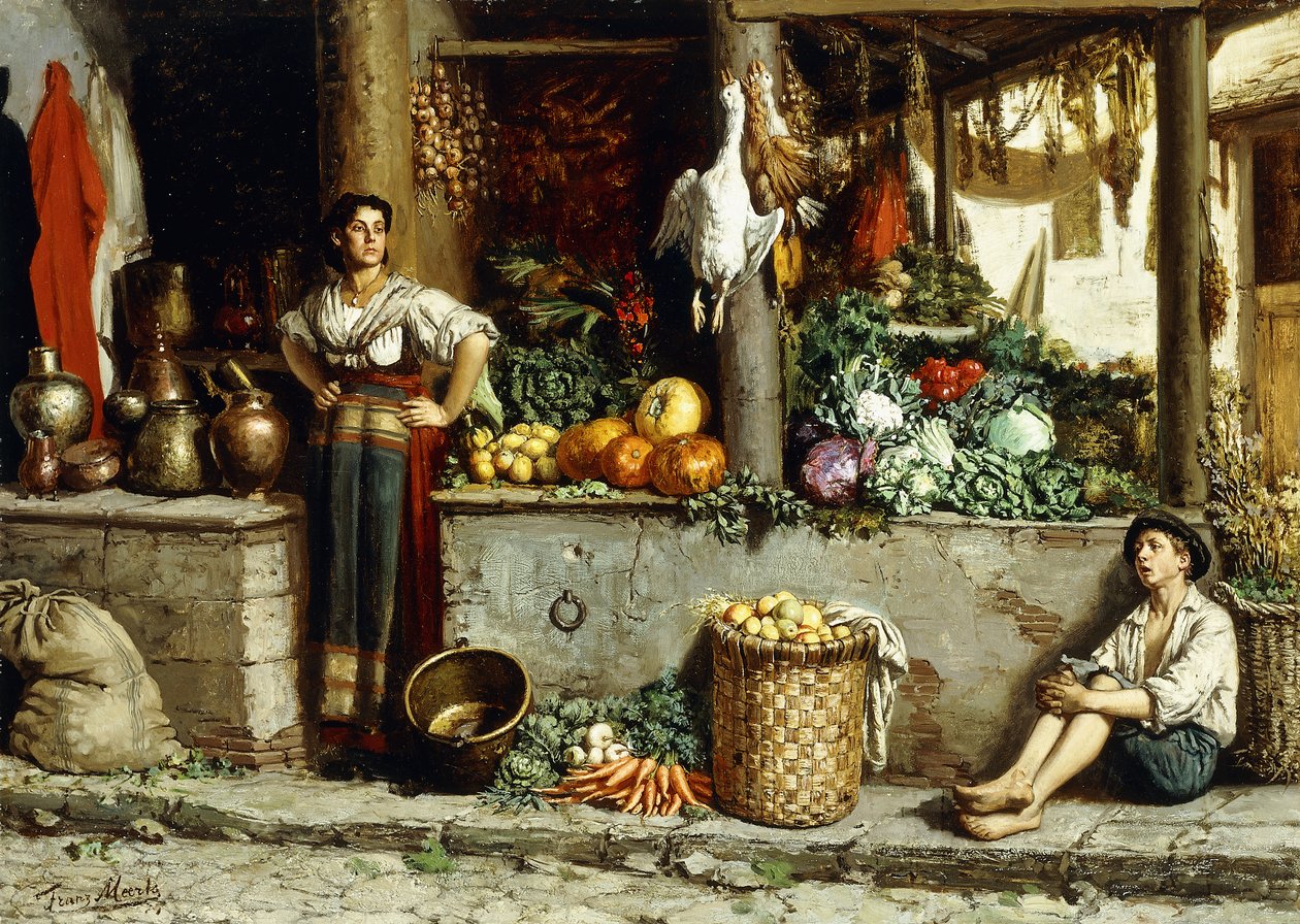 Un Mercado de Verduras de Frans Meerts