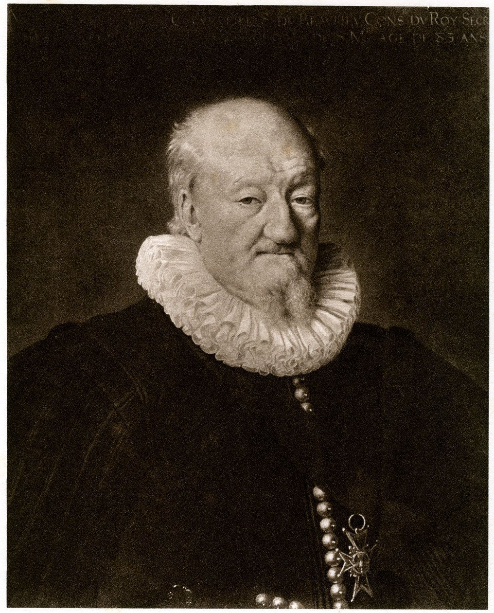 Retrato de Martin Ruzé de Beaulieu, 1927 de Frans Pourbus the Younger