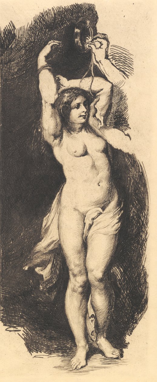 Andrómeda, después de Rubens de Frans Schwartz