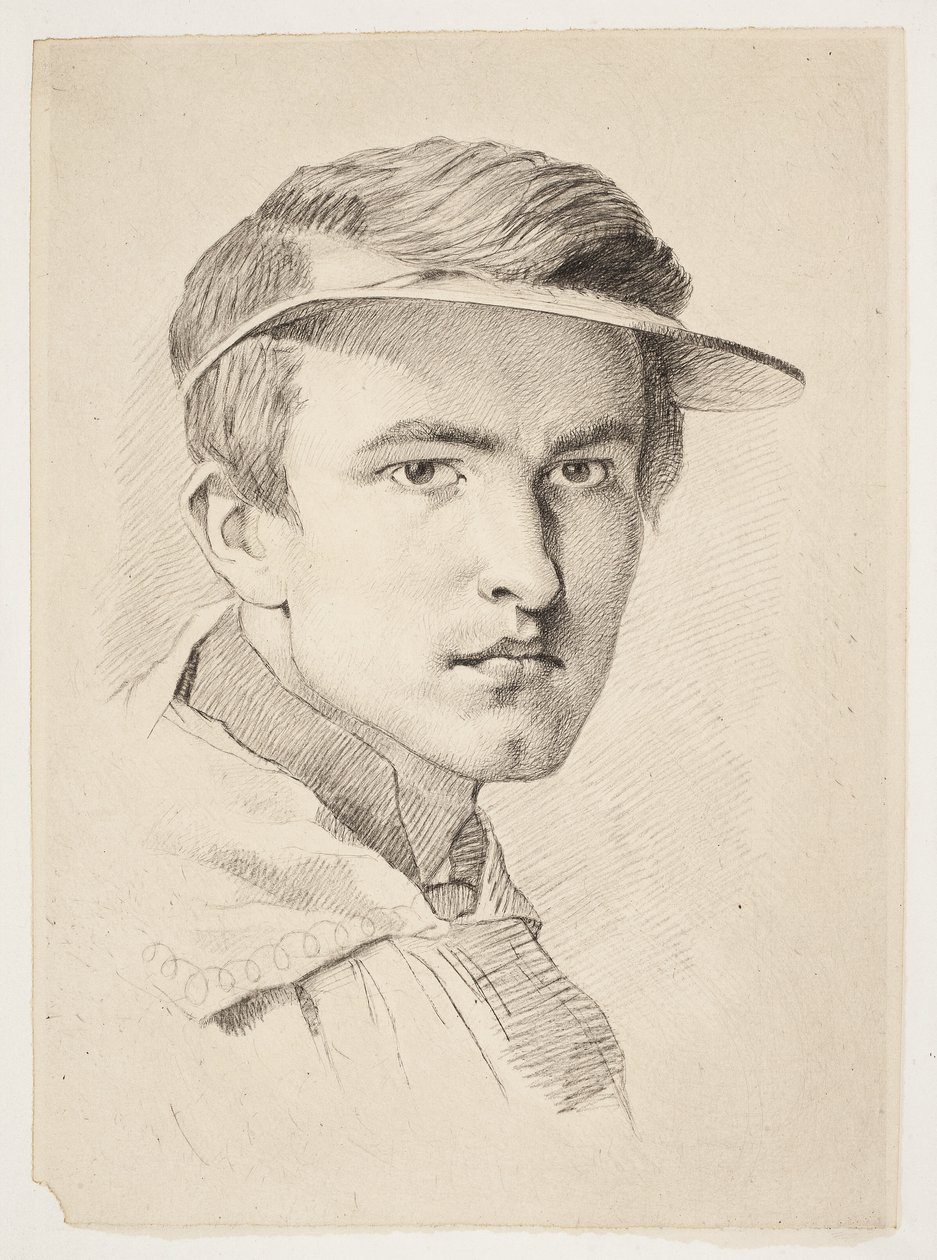 Retrato de J. Th. Lundbye de Frans Schwartz