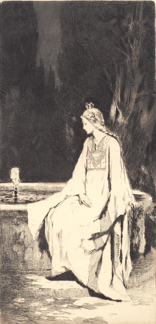 La princesa en la fuente de Frans Schwartz