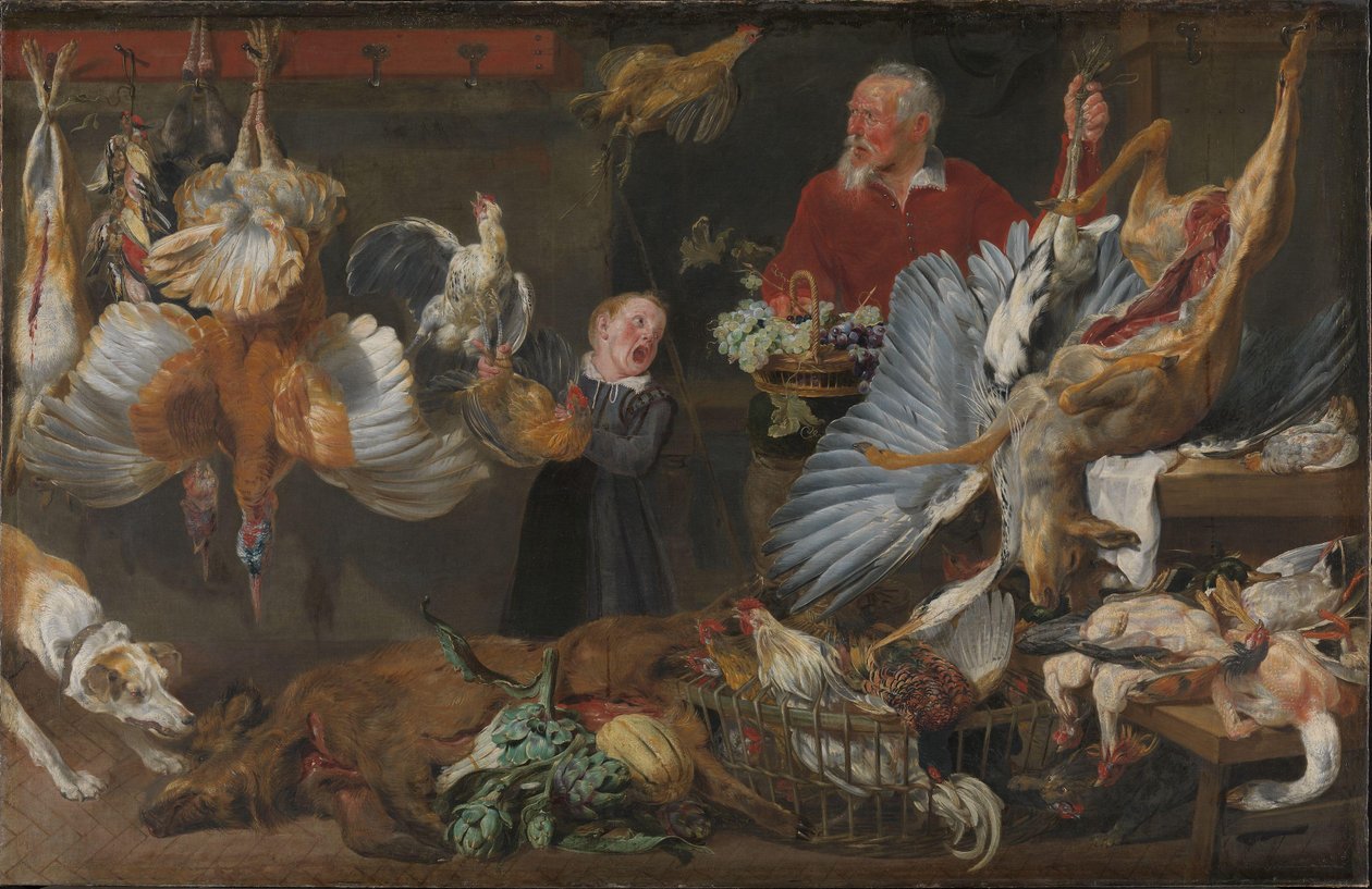 Una tienda de juegos de Frans Snyders or Snijders