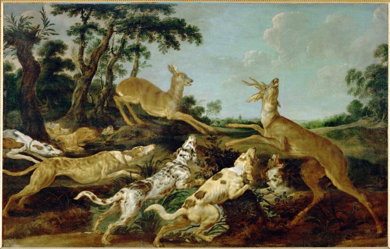 Escena de caza de Frans Snyders or Snijders