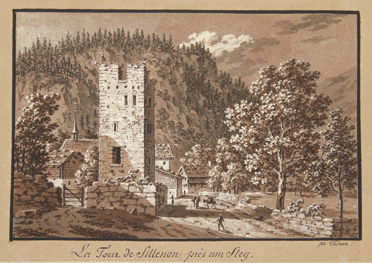 Paisaje suizo de Frans Xaver Triner