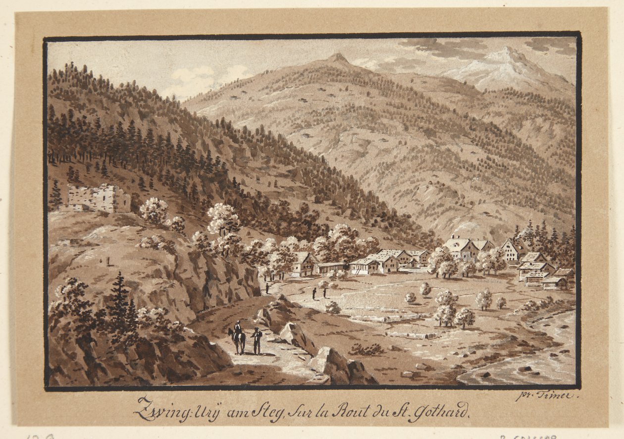 Vista suiza de Frans Xaver Triner