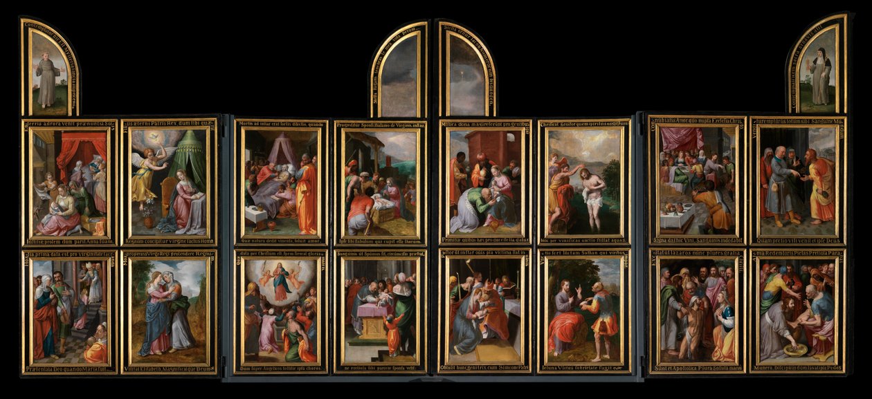 La vida de Cristo y la Virgen de Frans the Elder Francken