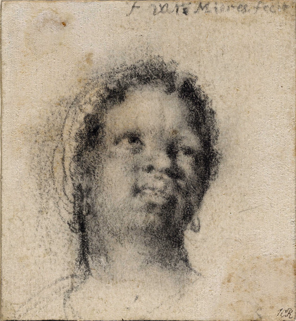 Cabeza de mujer negra de Frans van Mieris the Elder