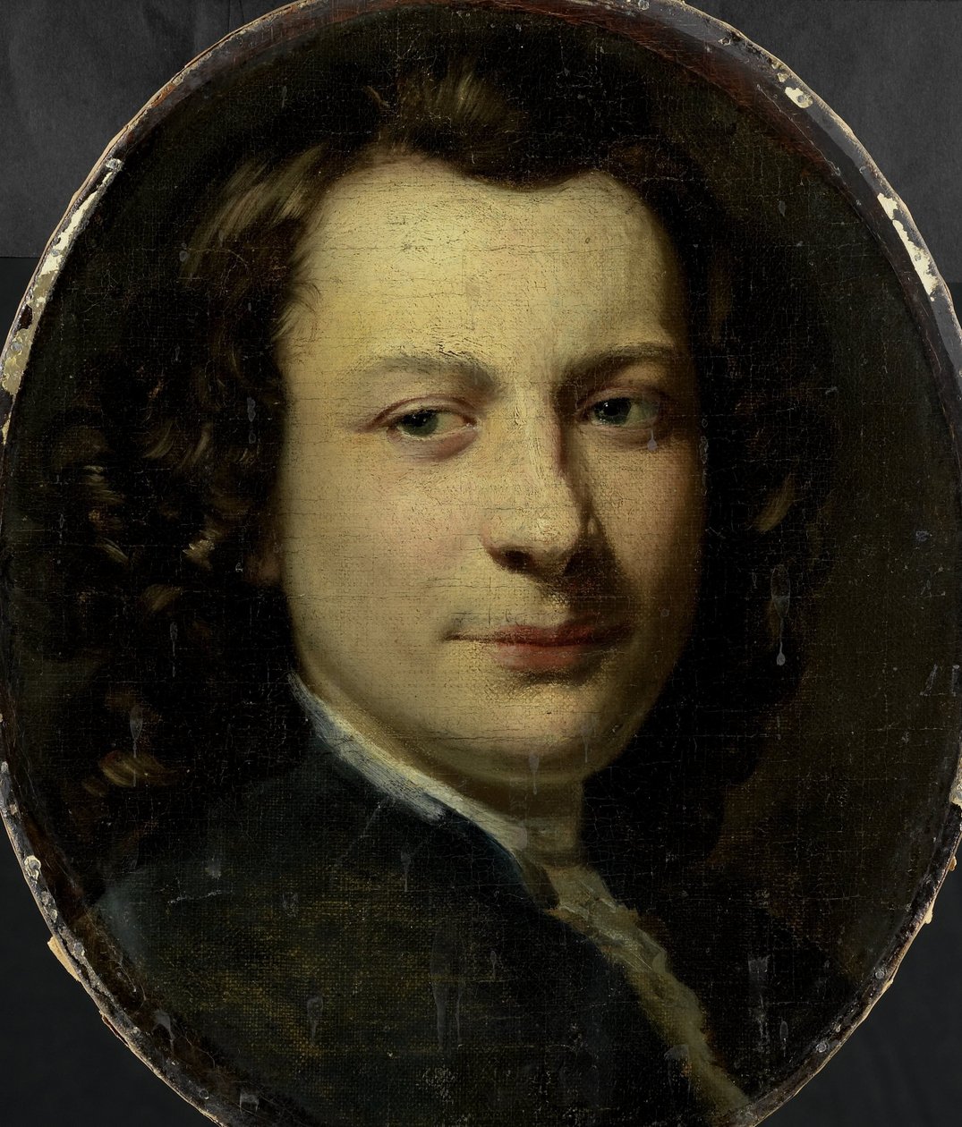 Retrato de George van der Myn, pintor de Frans van der Mijn