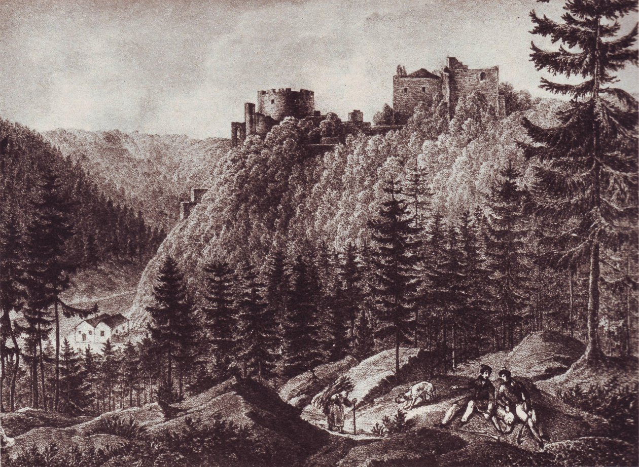 Nový hrádek u Znojma de František Alexandr Heber