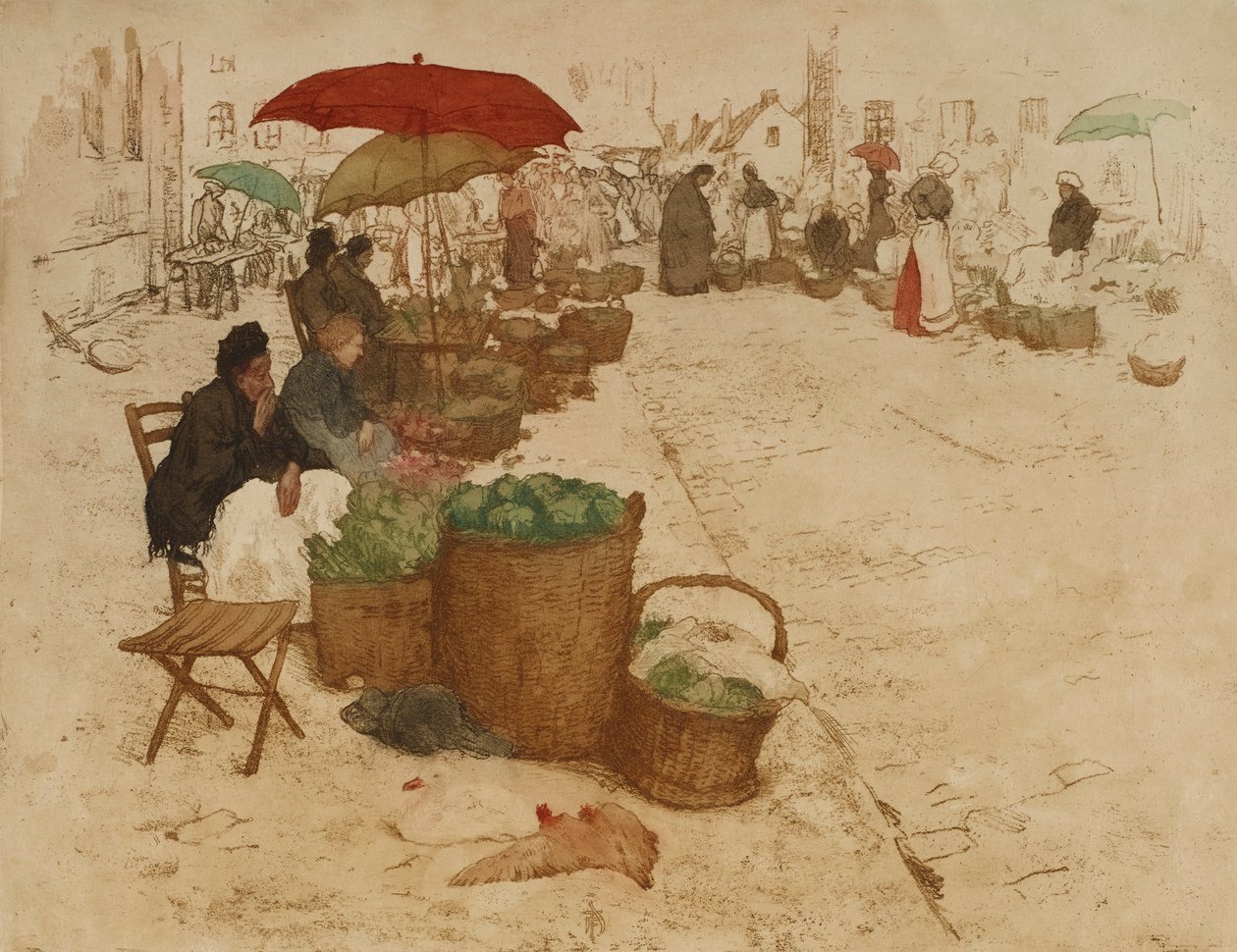 mercado de verduras de František Šimon