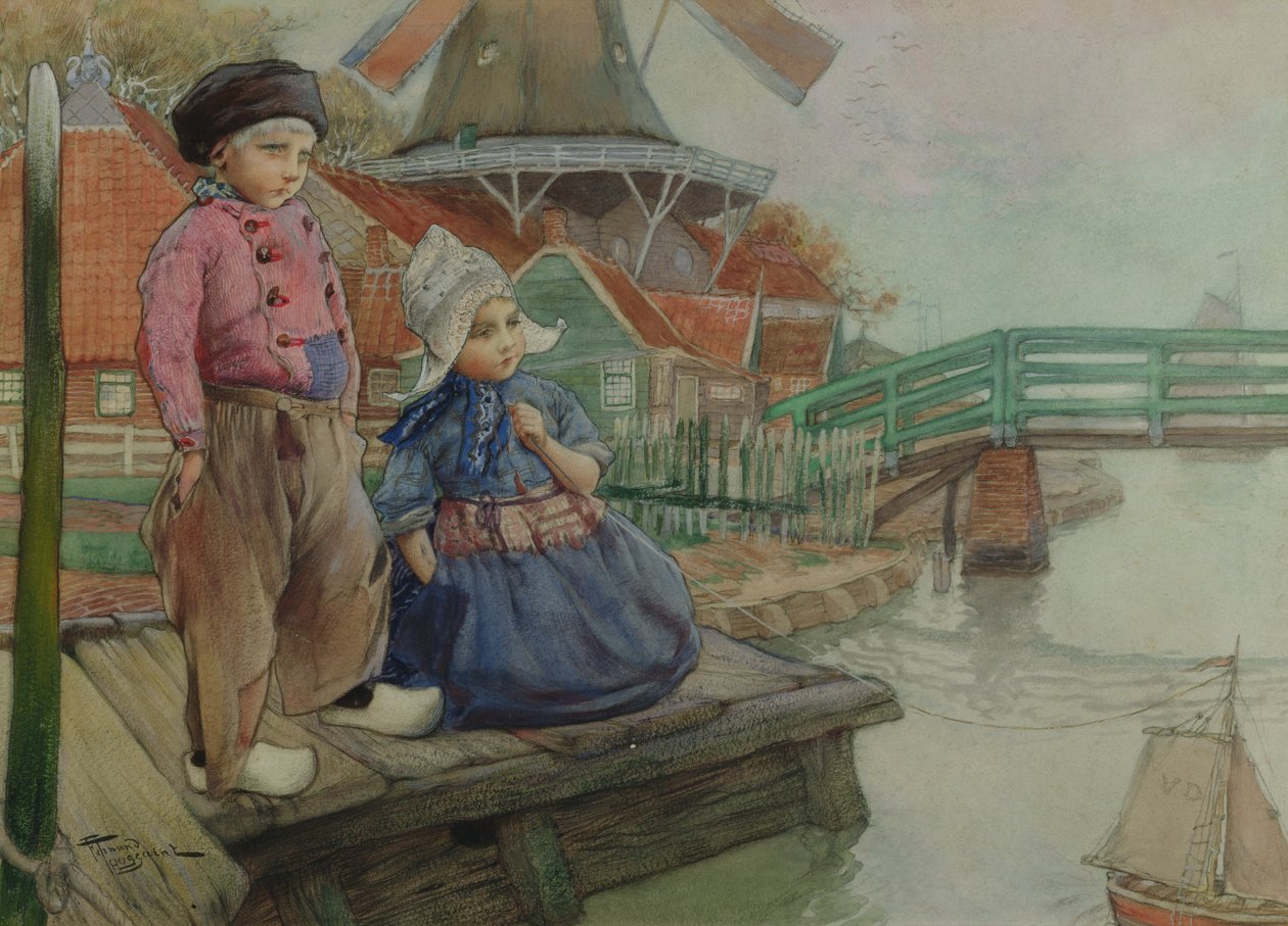 Niños holandeses de Frantz Charlet