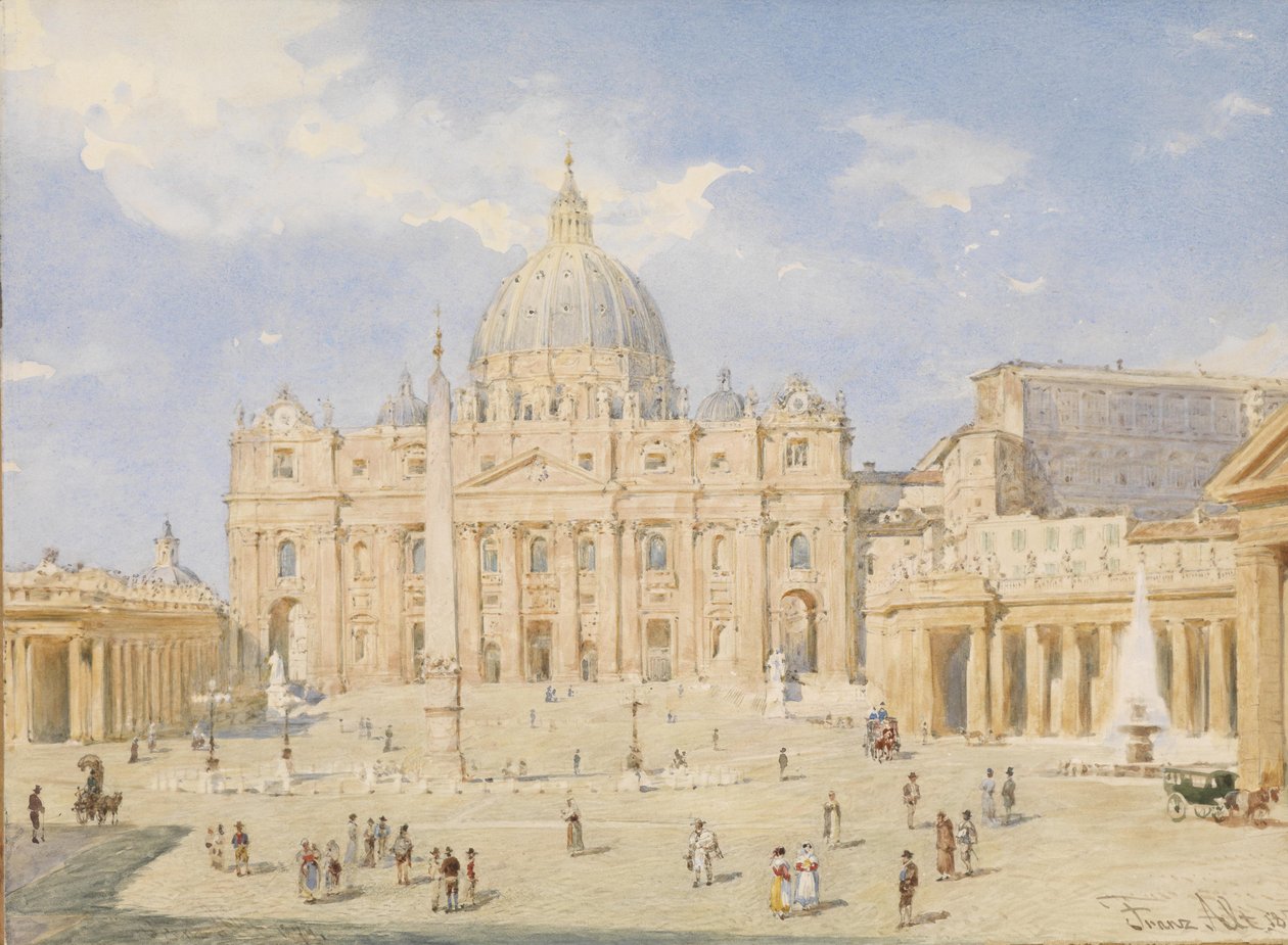 Plaza de San Pedro en Roma de Franz Alt