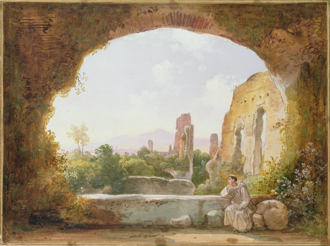 La gruta de Egeria de Franz Ludwig Catel