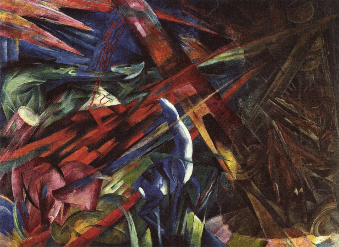 El destino de los animales de Franz Marc