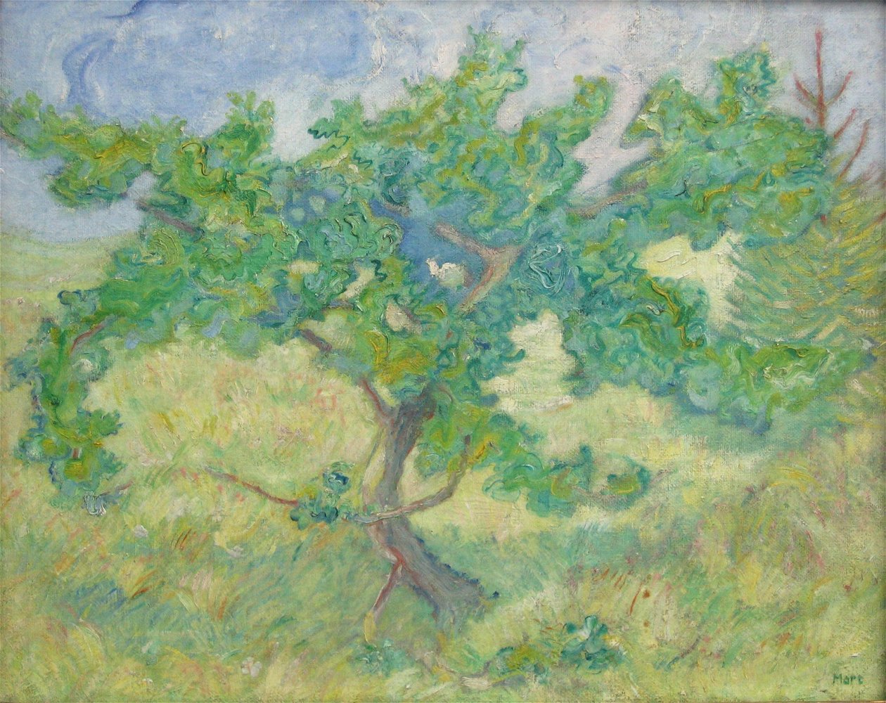 Arbolito de roble de Franz Marc