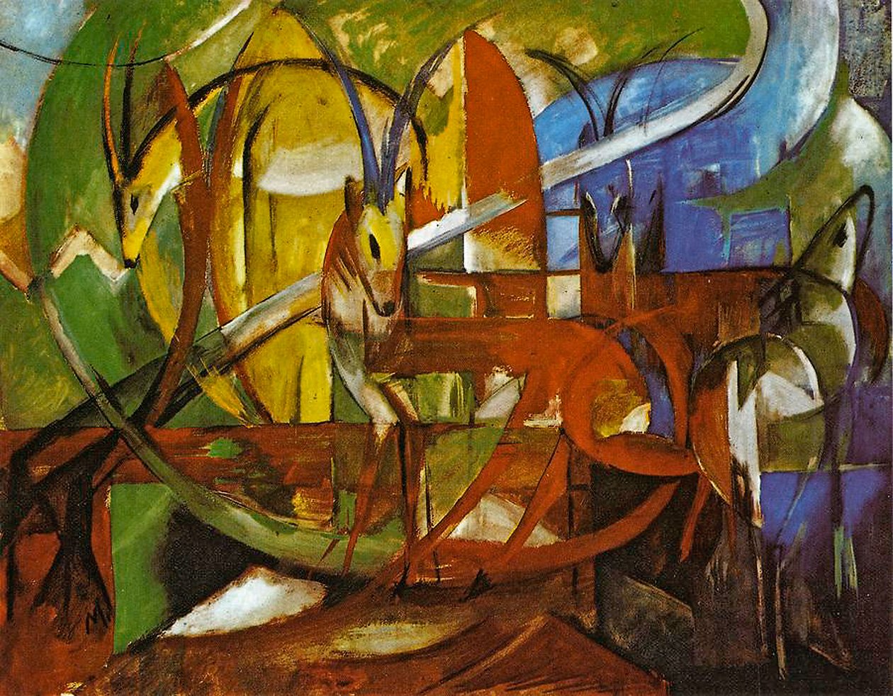 Gacelas, 1913 de Franz Marc