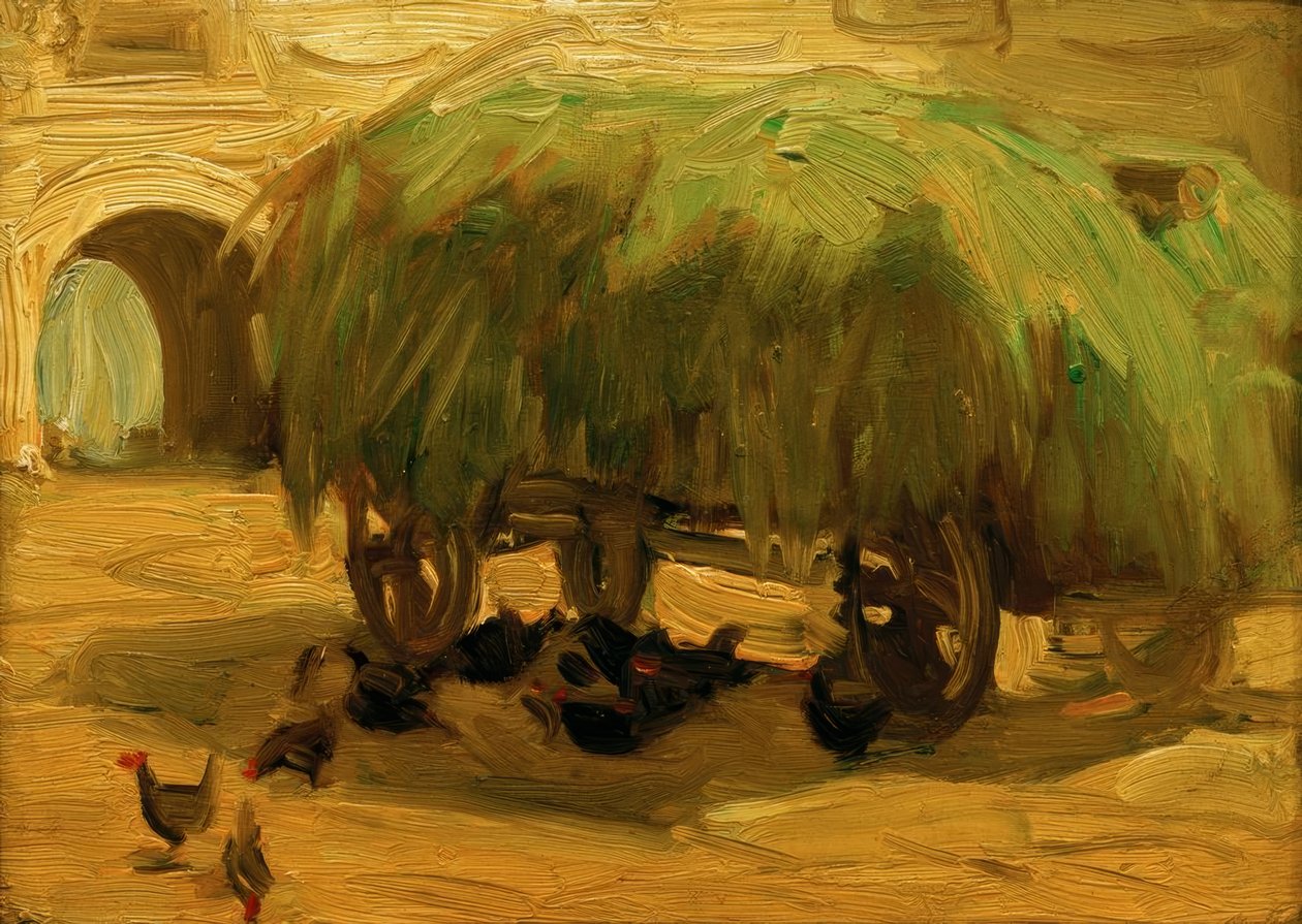 Carro de heno de Franz Marc