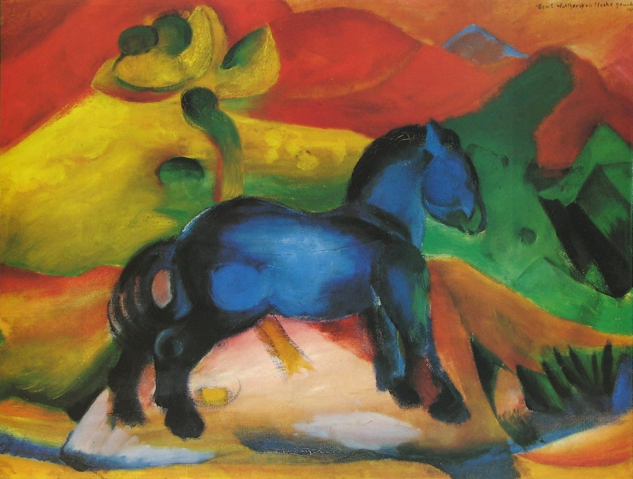 El caballito azul de Franz Marc