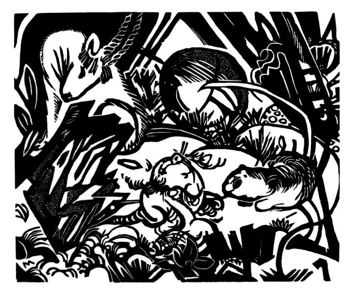 Leyenda animal de Franz Marc