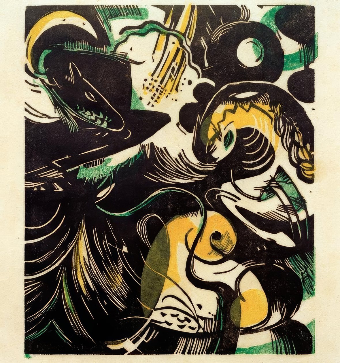 Historia de la creación II de Franz Marc