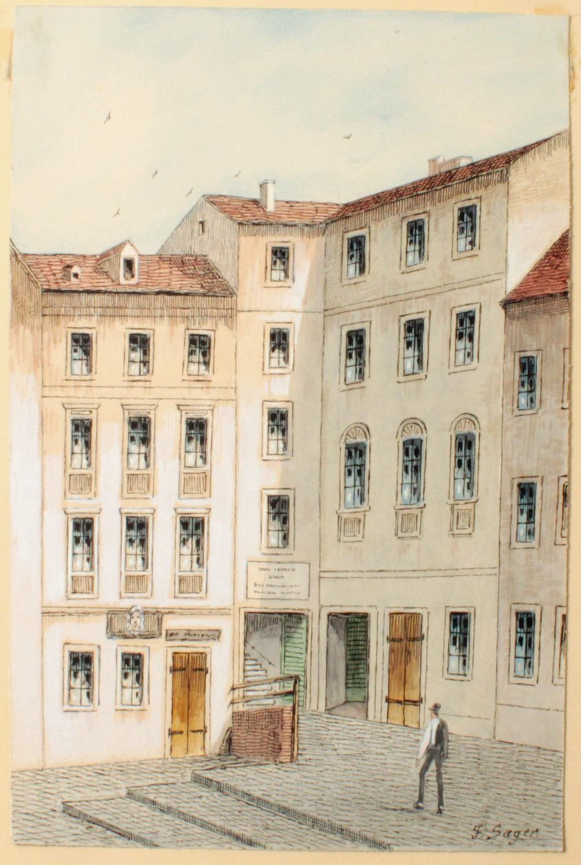 Una calle en Viena de Franz Sager