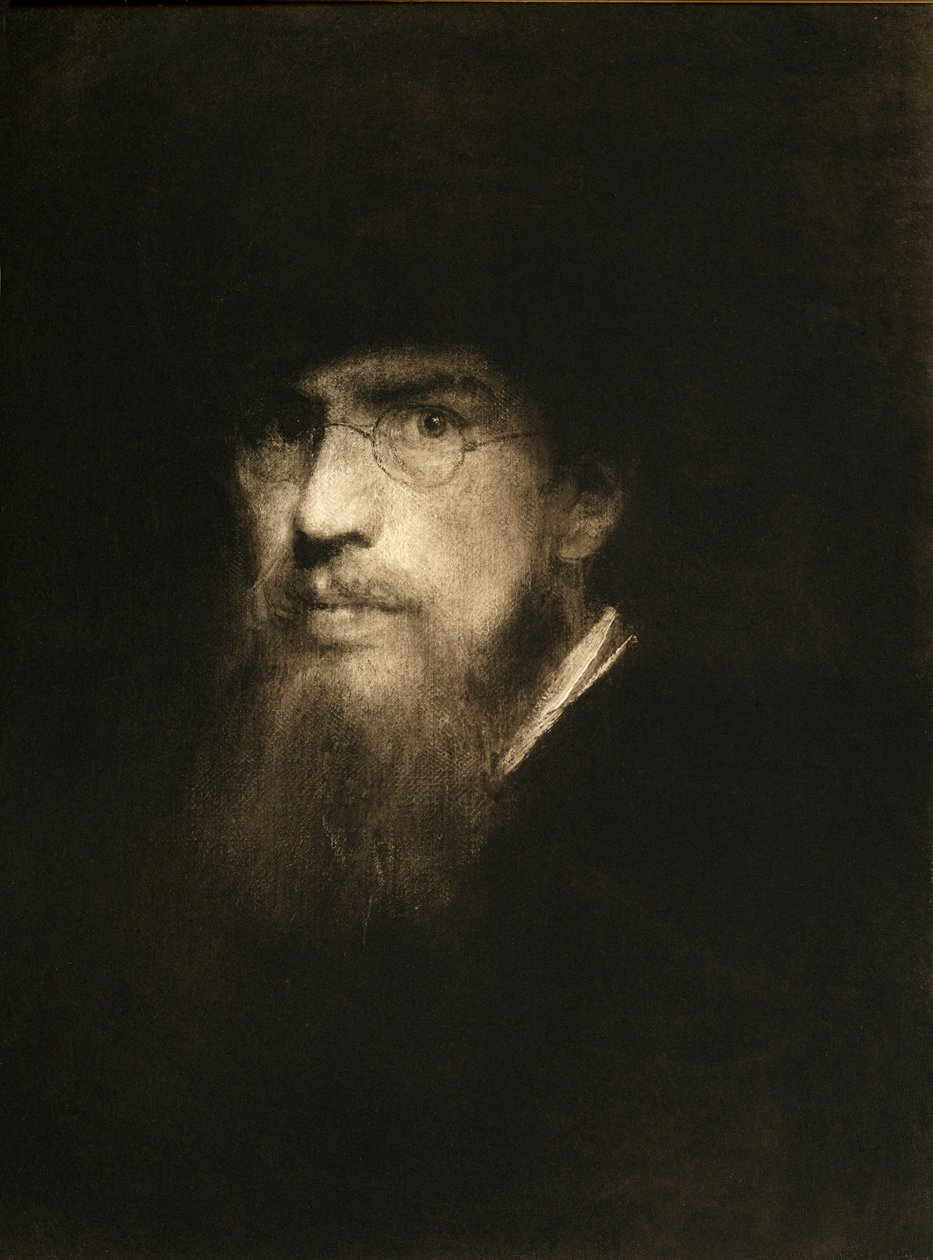 Franz Lenbach, autorretrato de Franz Seraph von Lenbach