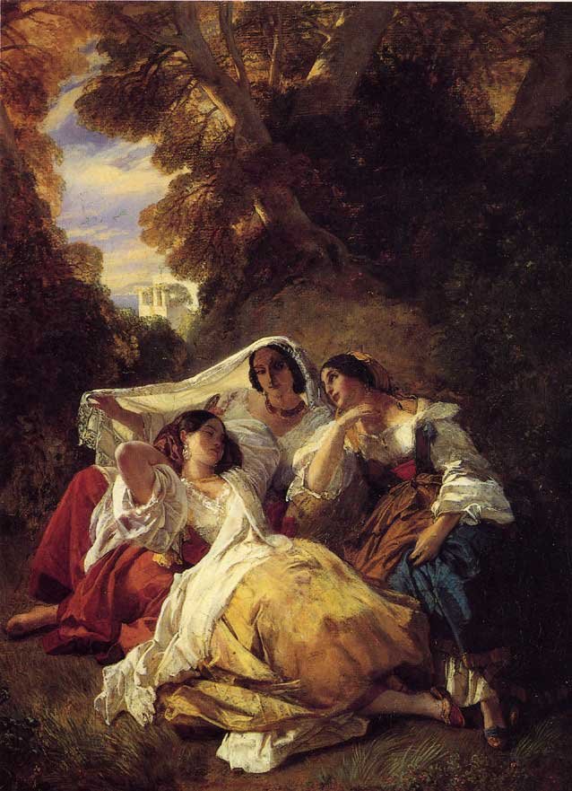La siesta de Franz Xaver Winterhalter