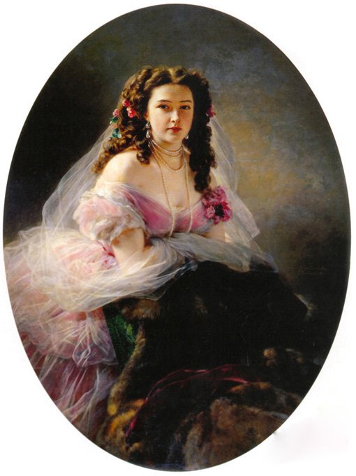 Retrato de Madame Barbe de Rimsky-Korsakov de Franz Xaver Winterhalter