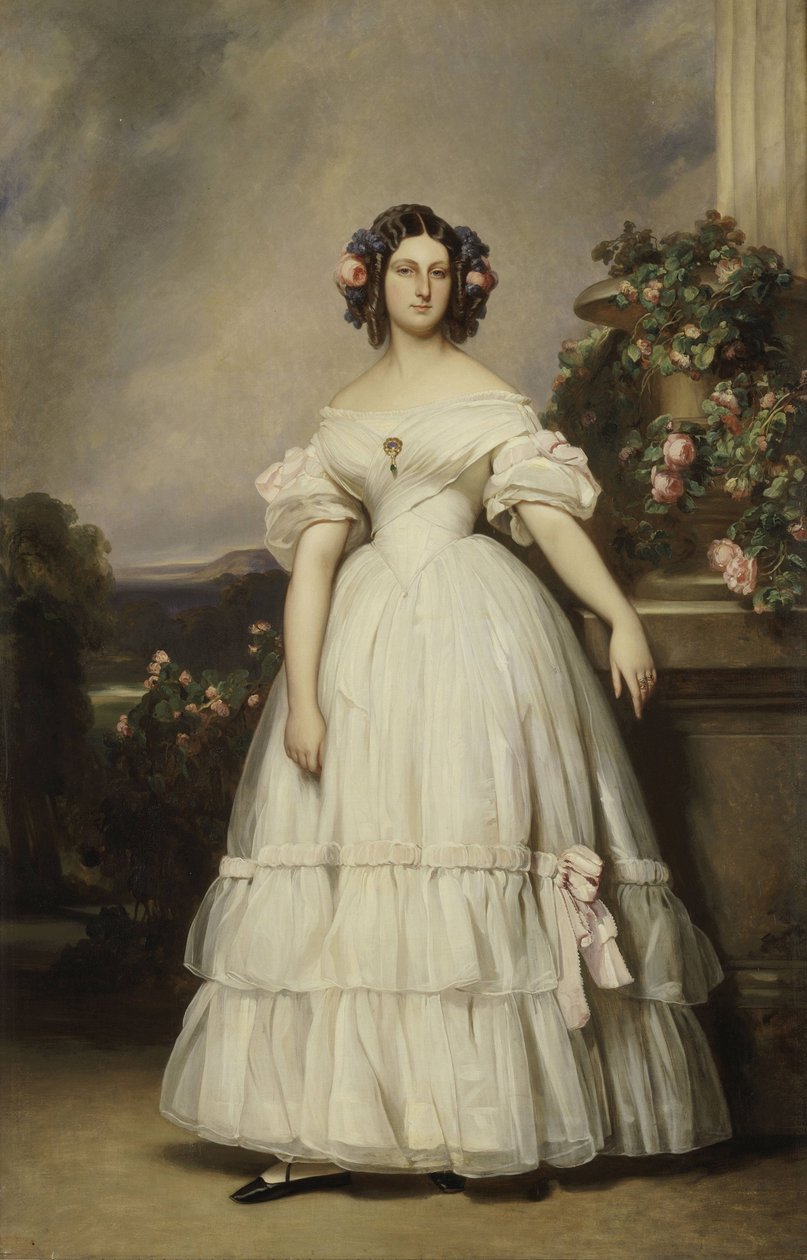 Retrato de la Princesa Clémentine de Orléans de Franz Xaver Winterhalter