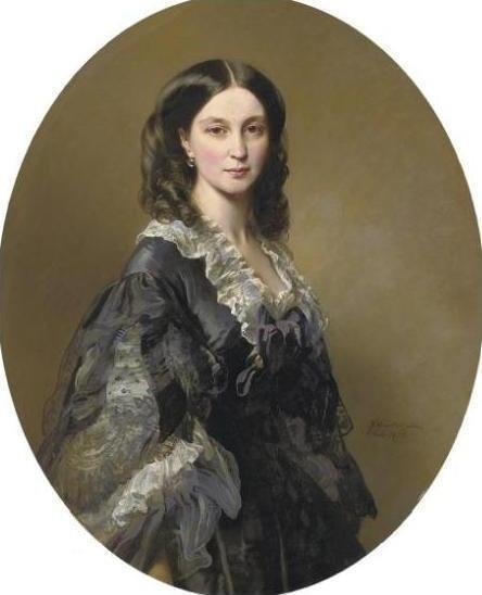 Retrato de la Princesa Elizaveta Alexandrovna Tchernicheva de Franz Xaver Winterhalter