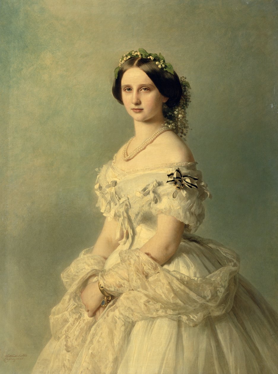 Retrato de la Princesa de Baden, 1856 de Franz Xaver Winterhalter