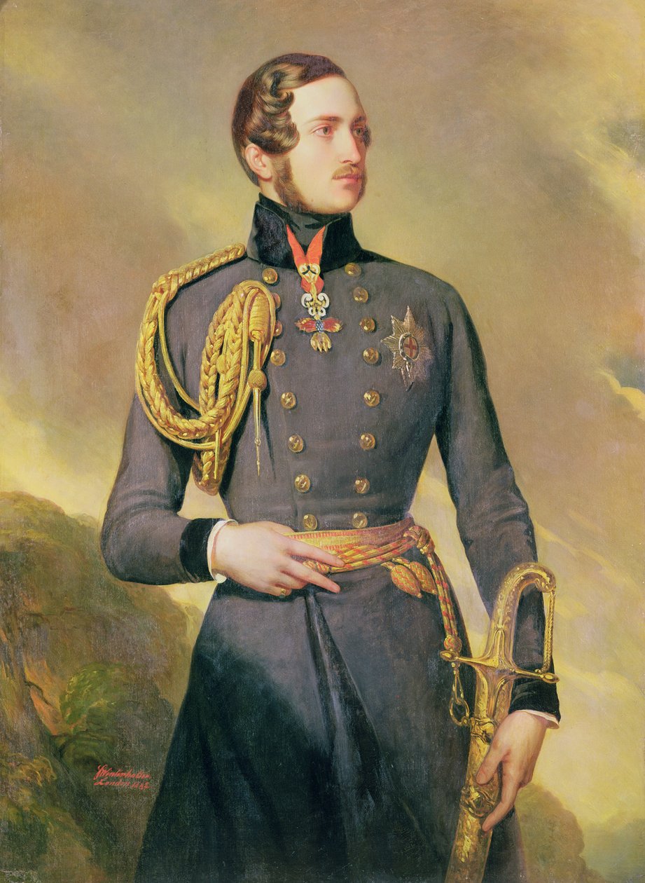 Retrato del Príncipe Consorte Alberto de Sajonia-Coburgo-Gotha (1819-1861), 1842 de Franz Xaver Winterhalter