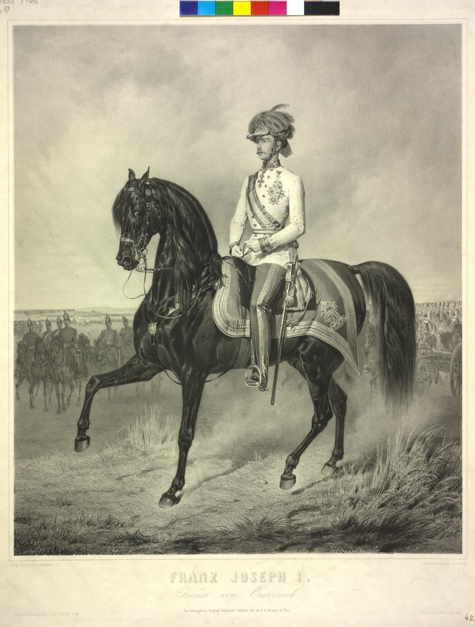 Emperador de Austria Francisco José I de Franz Adam