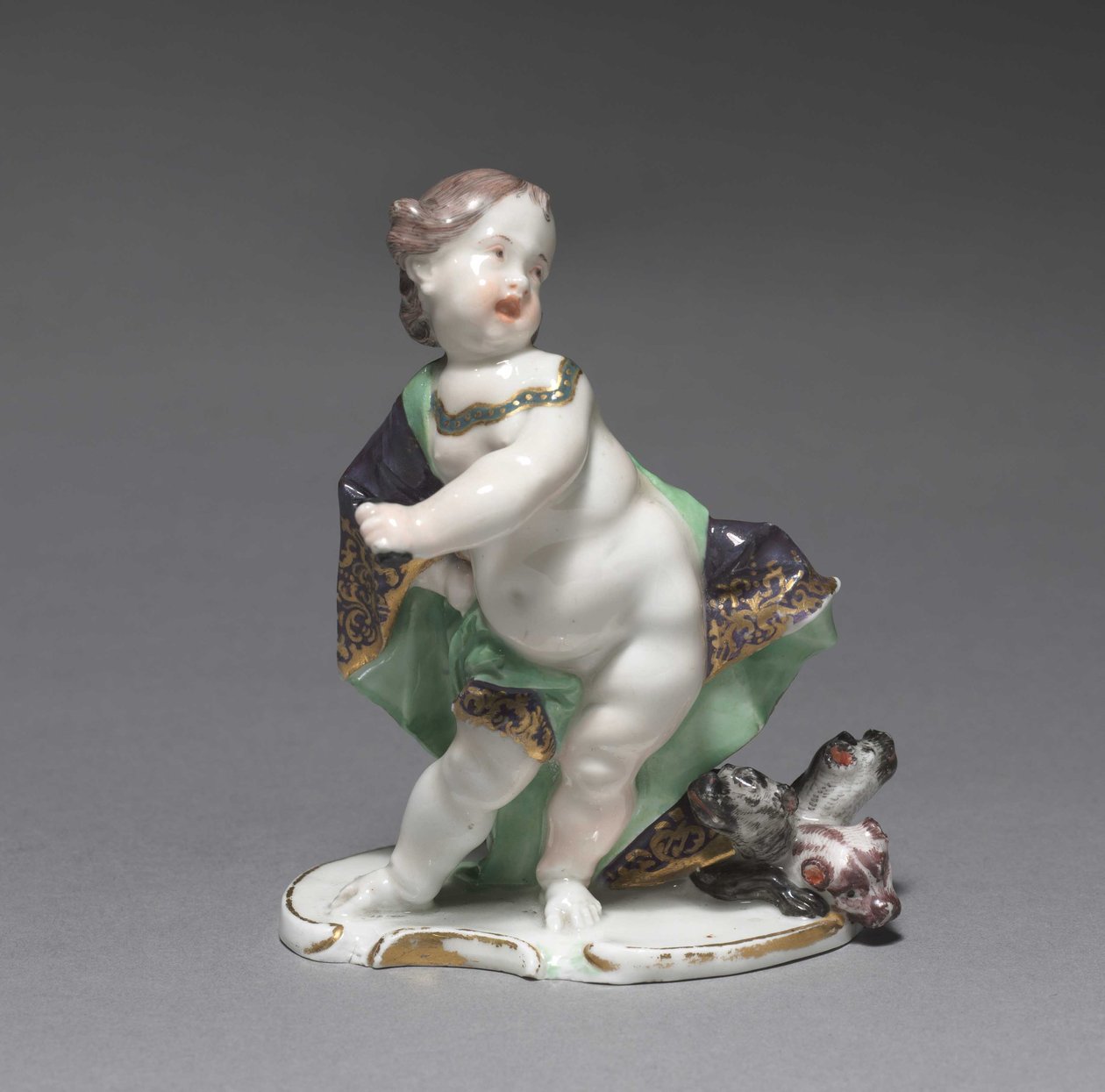 Plutón, fabricante Fábrica de Porcelana de Nymphenburg, c.1760 de Franz Anton Bustelli