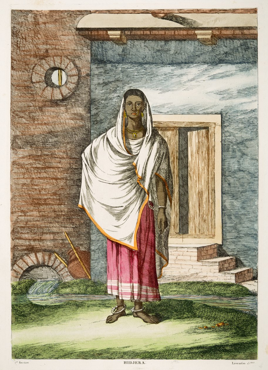 "Hidgra, un hermafrodita". En Hégira. Artículo 15, pl. 4, en el volumen 2 de Solvyns, B. 